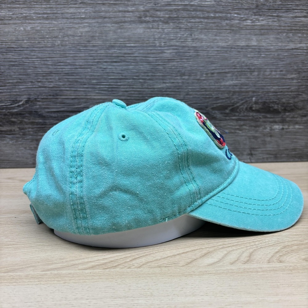 Colorado Hat Cap Strap Back Womens Blue Teal CO Embroidered Floral Adjustable - Picture 6 of 9